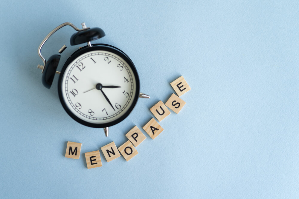 The Inscription From the Letters Menopause and a Clock