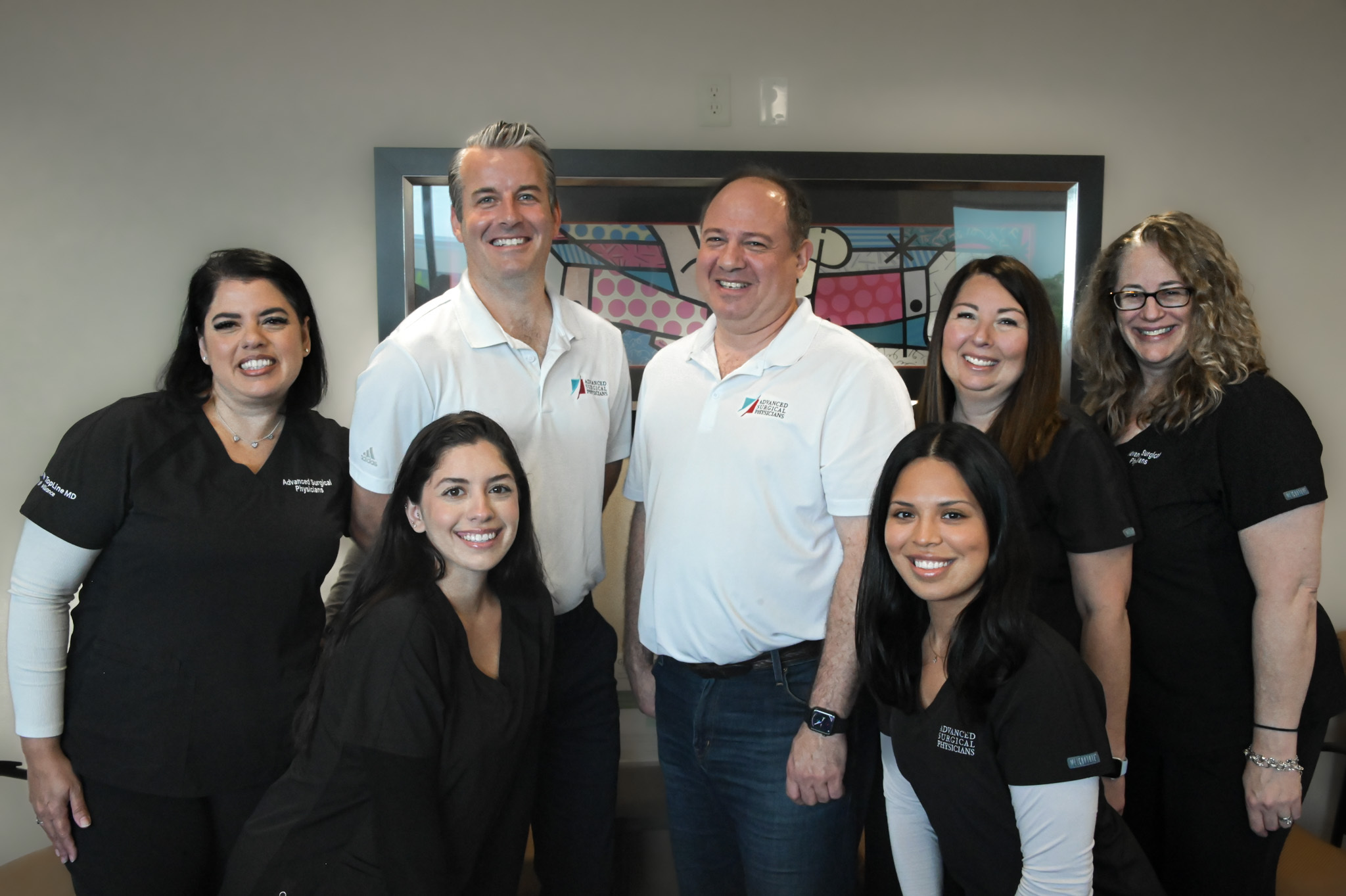 group shot for the home page | Advanced Surgical Physicians