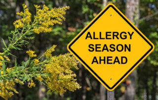 Caution Sign - Allergy Season Ahead