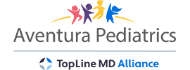 Aventura Pediatrics Topline MD Logo