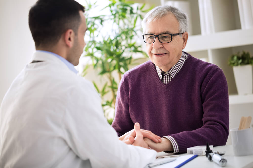 Helping the Senior Holding Hand Healthcare Old People