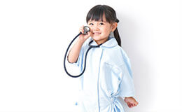 little girl as a doctor