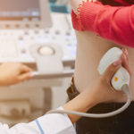 A patient of the Diagnostic Center of Miami receiving a renal ultrasound.