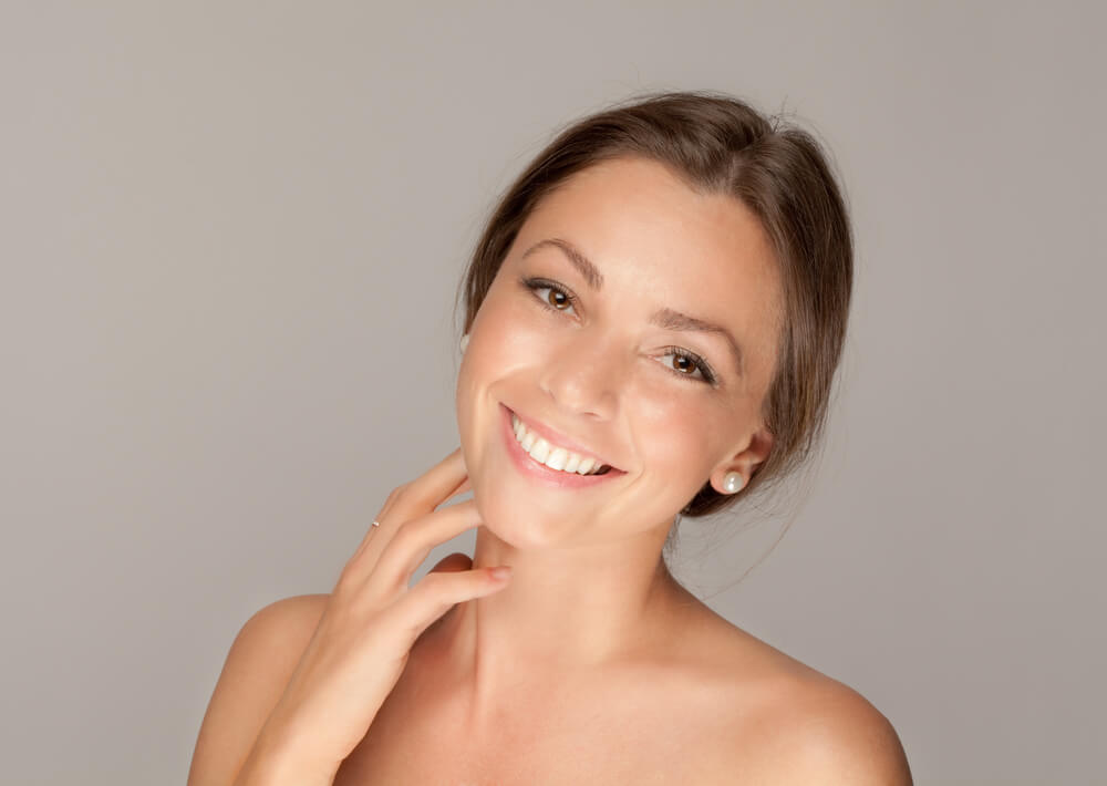 Beautiful Smiling Woman With Great Skin