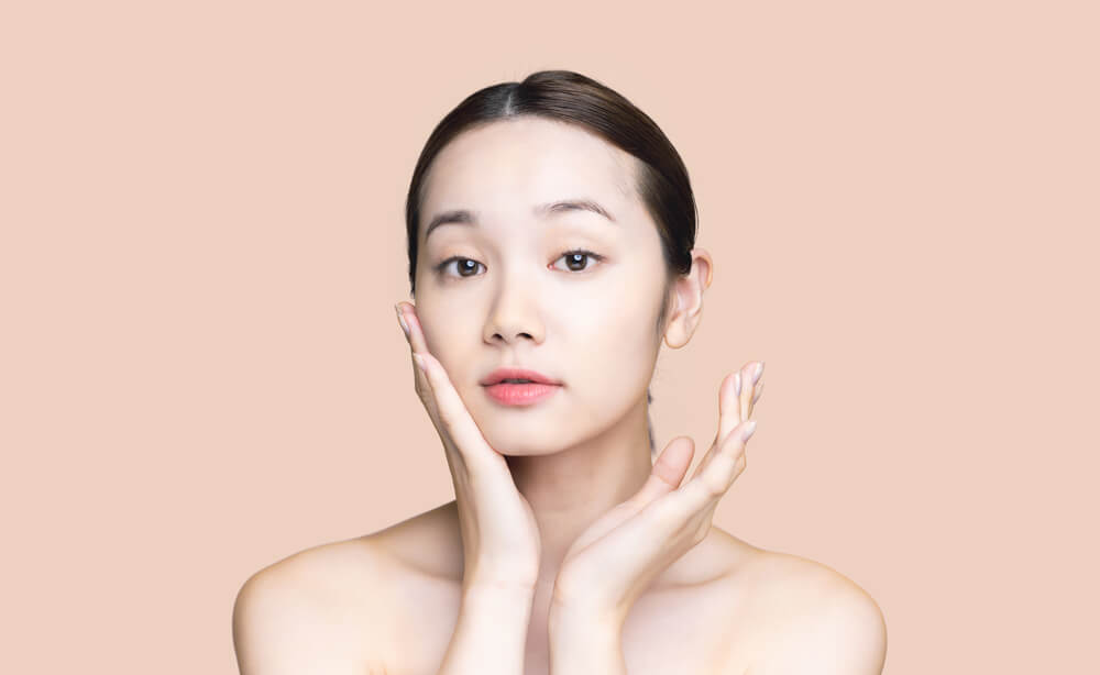 Beauty Concept of Young Asian Woman. Skin Care.