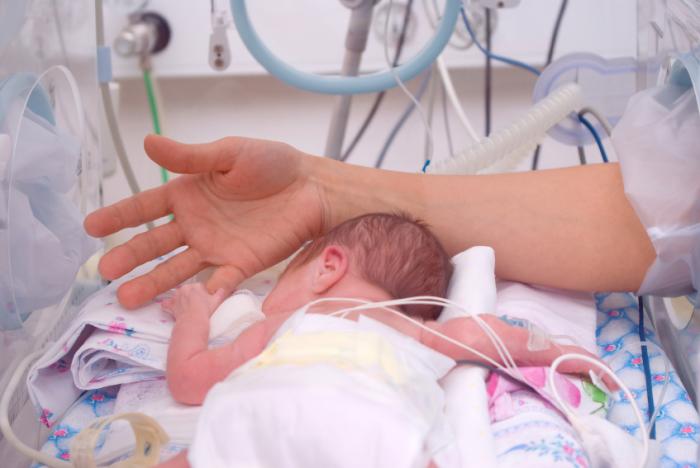 Preterm Baby in an Incubator