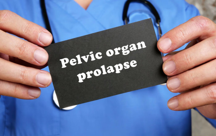 Health Care Concept About Pelvic Organ Prolapse With Inscription on the Sheet.