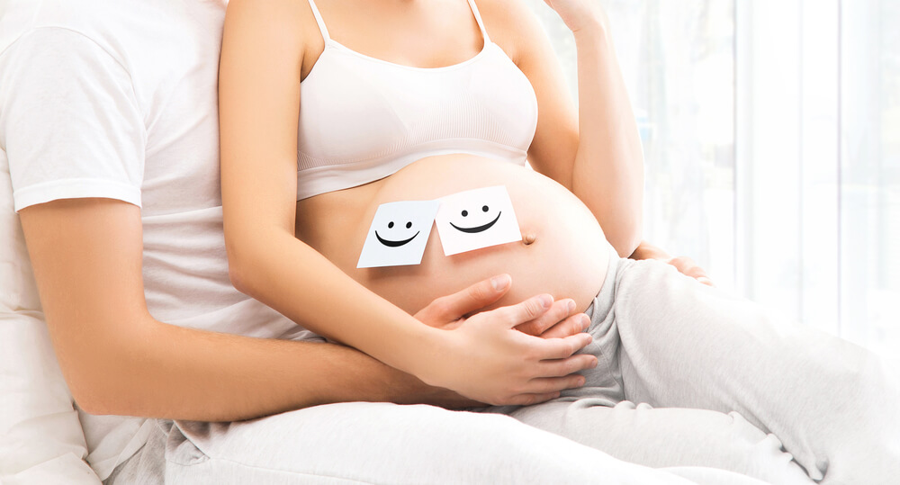 Close-up Picture of Man and Woman Awaiting a Baby.