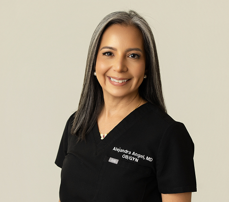 Dr Angel Solo Scrub 1 MY OBGYN Specialists Dr. Alejandra Angel