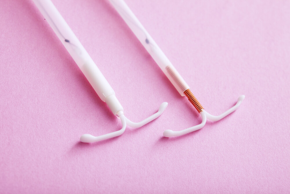 IUD on the Pink Background