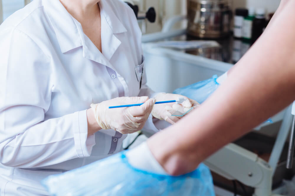 Gynecologist Office, Examination of the Gynecologist.