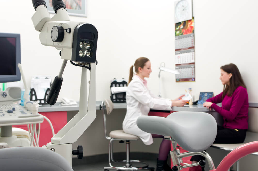 Medical Equipment in Gynecologal Consultation Room