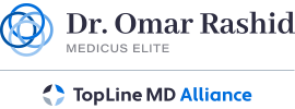 Omar Rashid, Medicus Elite Logo