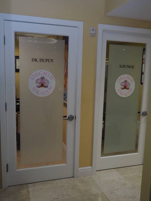 Two Glass Doors In a Clinic