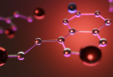 Hormones Molecular Structure Ilustration