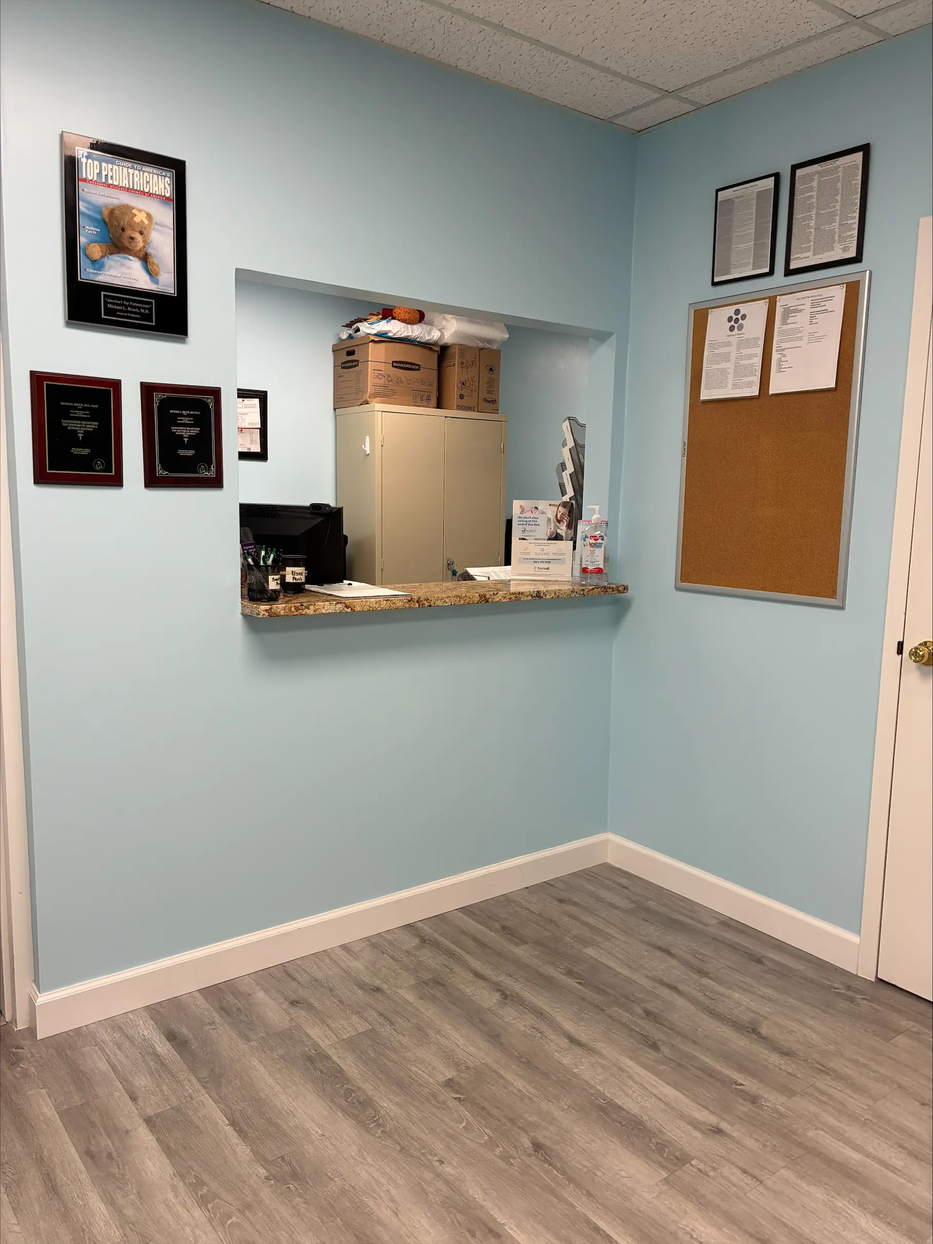 pediatric-office-reception-window