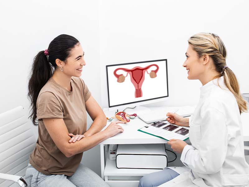 Well-Woman Exams 5 woman speaking with her gynecologyst