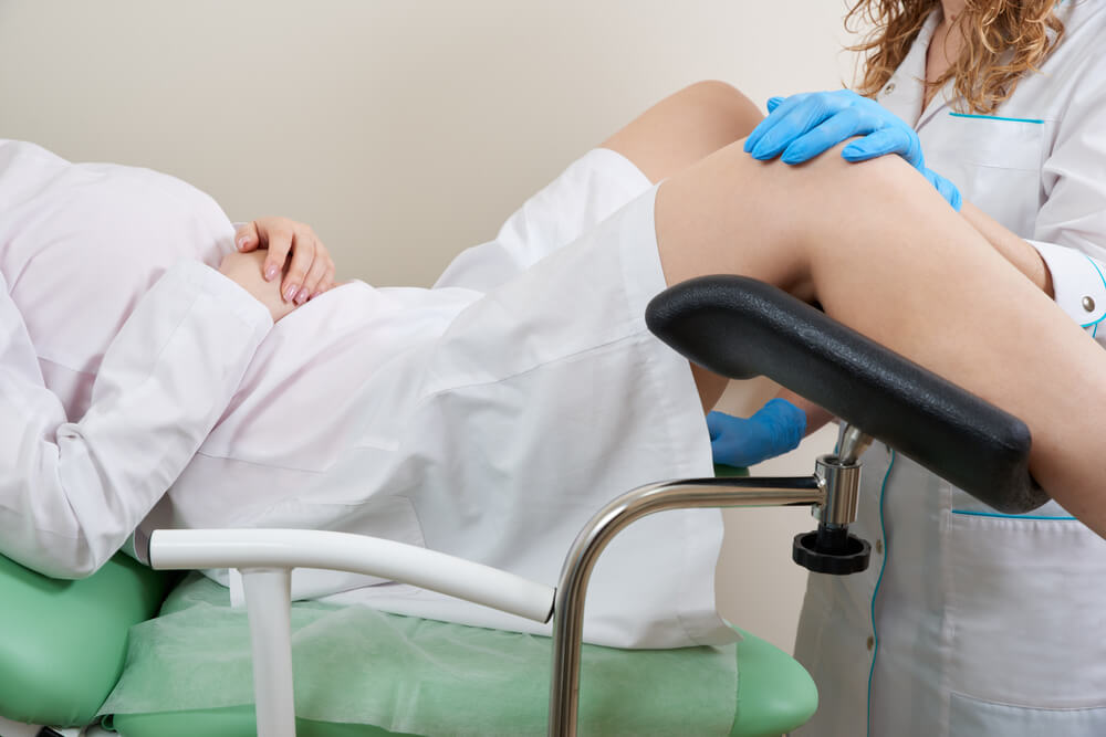 Patient With a Gynecologist During the Consultation in the Gynecological Office