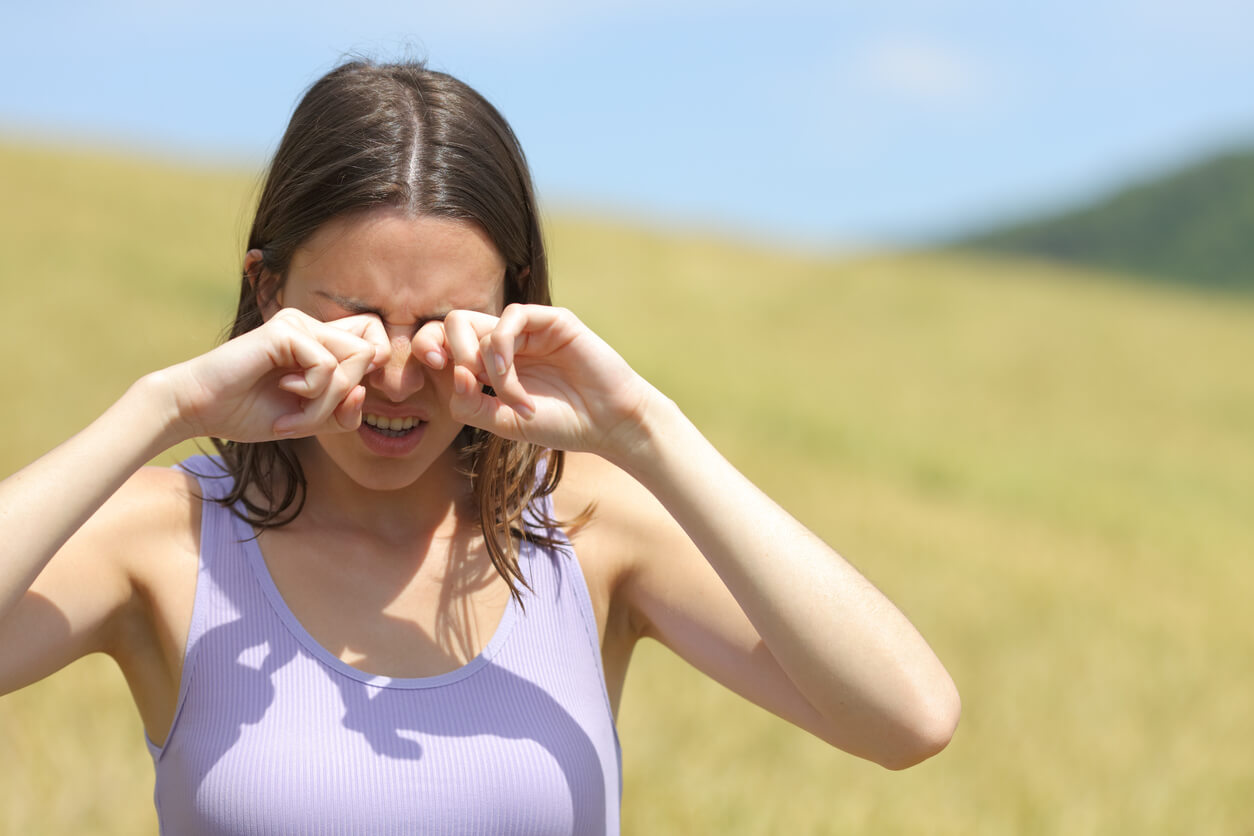 The Woman Rubbing Her Eyes