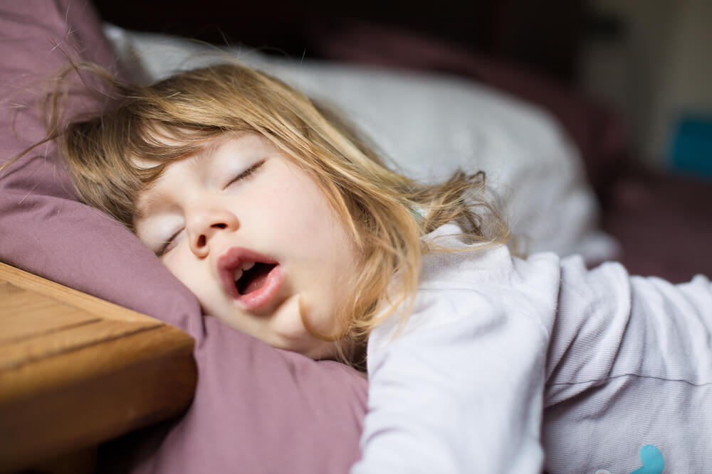 Baby Sleeping With Mouth Open