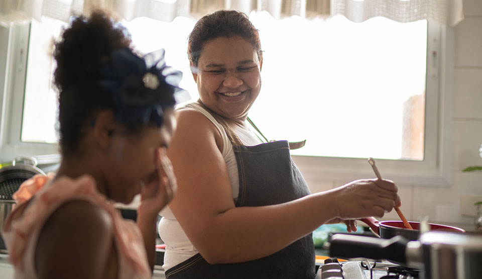 cooking with a smile